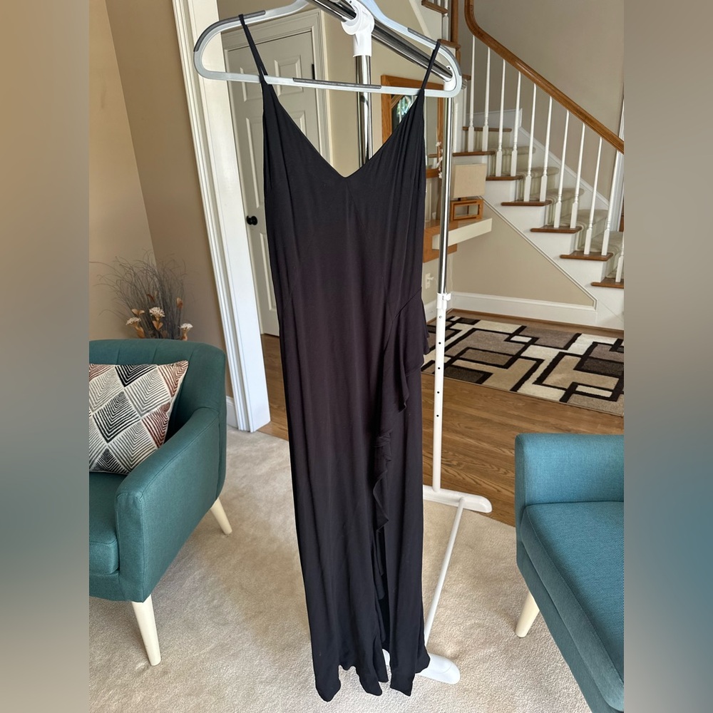 Forever 21 Long Formal Black Dress size Medium